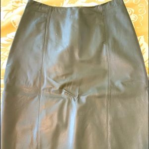 Banana Republic Heritage Leather Pencil Skirt